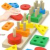 Yetonamr Montessori Toys for Ages 1-3 Toddlers Kids Baby