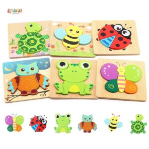 Wooden Puzzles for Toddlers