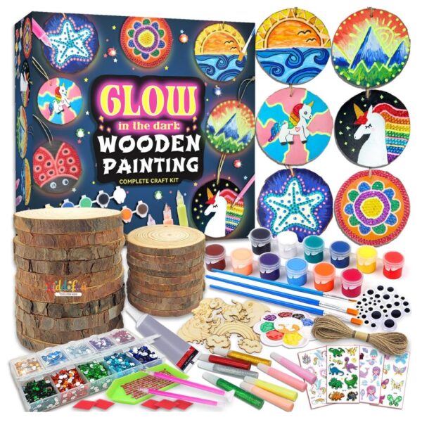 klmars Kids Wooden Painting Kit