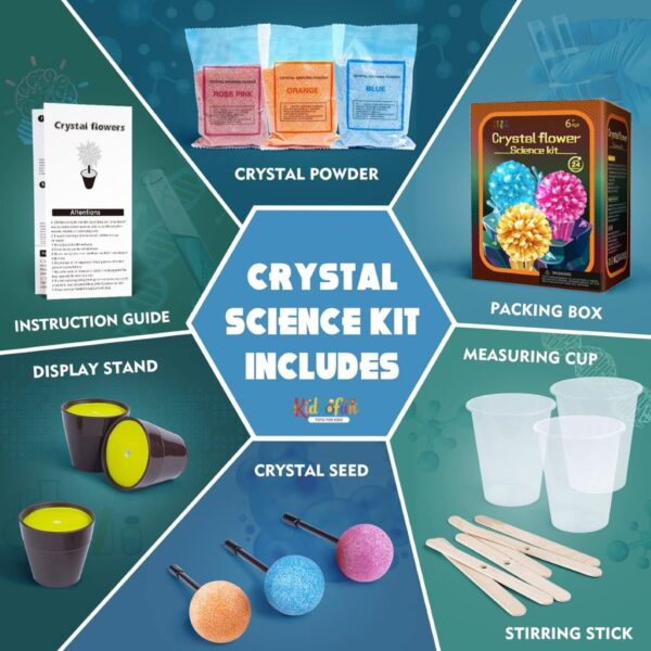 Crystal Growing Kit for Kids Age 4-12 1